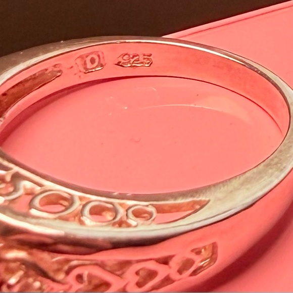 ❤️HP❤️Sterling Silver Blue Sapphire and White CZ’s Ring - Picture 11 of 11